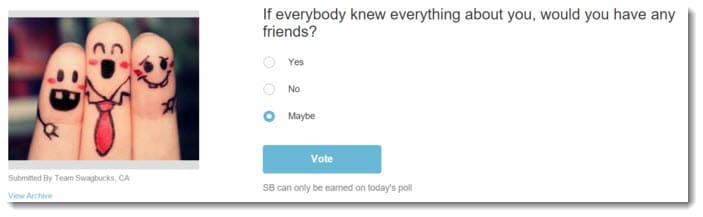 The funny poll