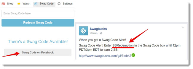 Swag Code Alert