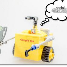 5 Most Important Factors to Rank High in The Search Engines A yellow robot with a Google Bot writing on its chest
