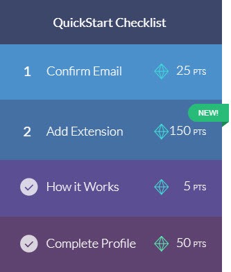 quickstart checklist