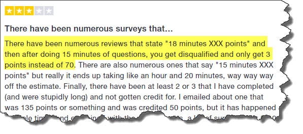 survey junkie negative review