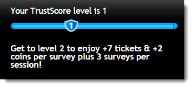 TrustScore level