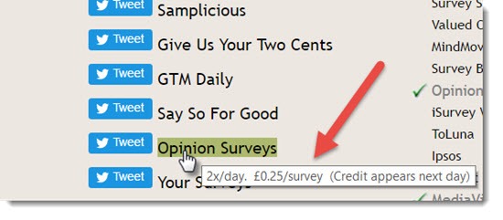 Daily Surveys