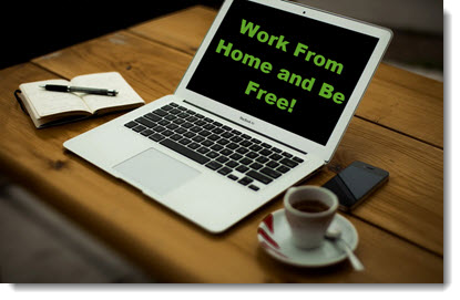 Laptop - Work from home and be free