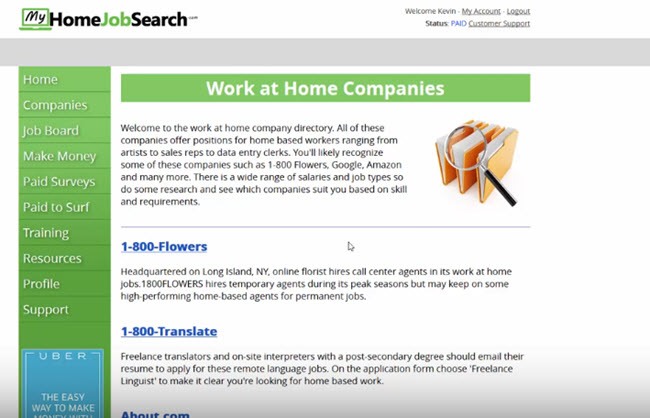 My Home job search companies 