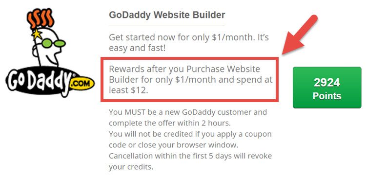 godaddy offer