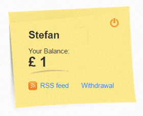 my balance of £1