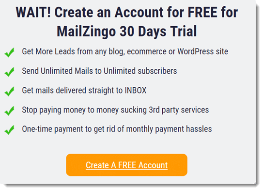MailZingo free trial