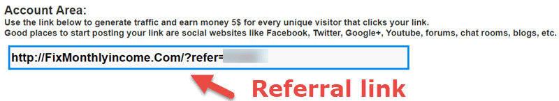 Fix Monthly Income referral link