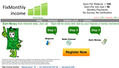is fix monthly income a scam