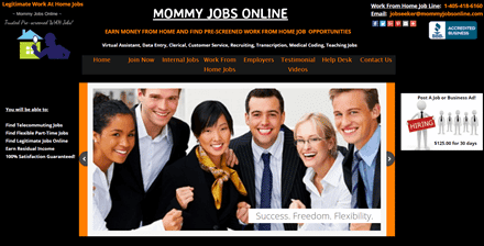 is mommy jobs online a scam