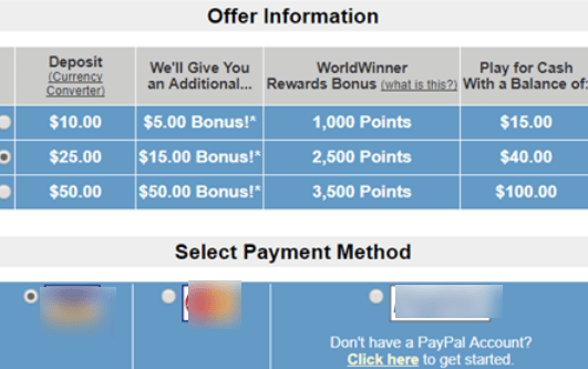 Daily Rewards deposit for games