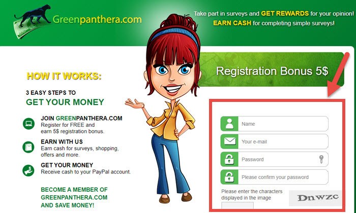 greenpanthera signup