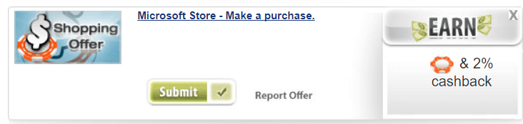 microsoft cashback offer