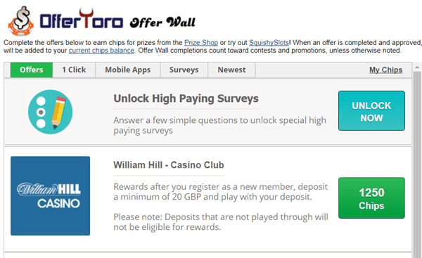 offertoro wall