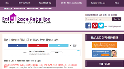 Rat Race Rebellion Review: A Legit Opportunity That Provides Work-From-Home Jobs Or A Scam?