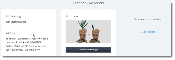 Facebook ad assets