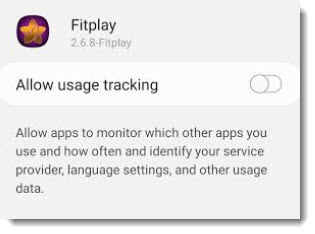 allow usage tracking