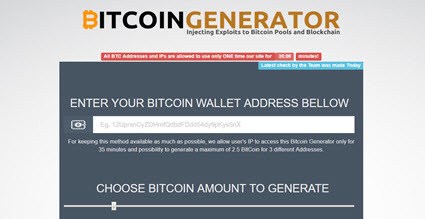 bitcoin generator