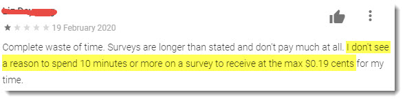 complaint about low pay