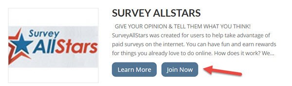survey All Stars links
