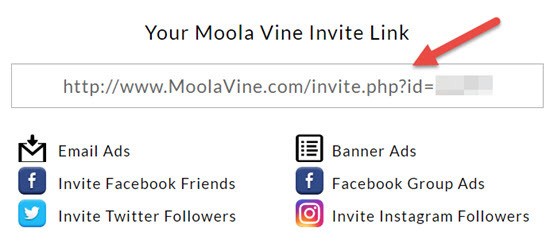 moolavine invite link
