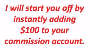 $100 into your account