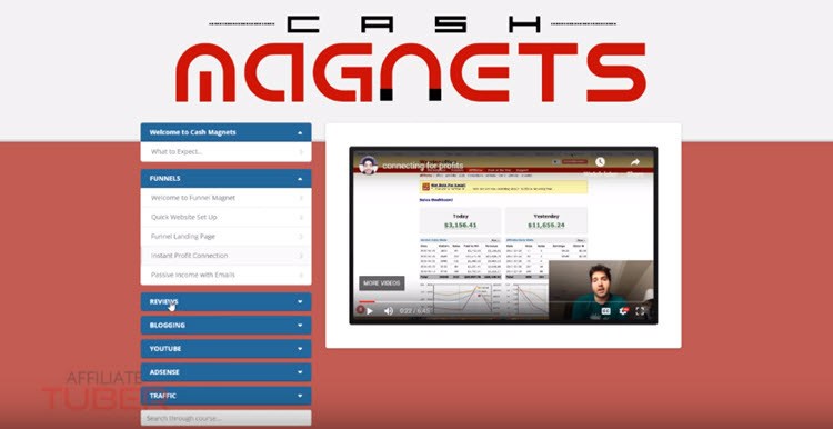 cash magnets dashboard