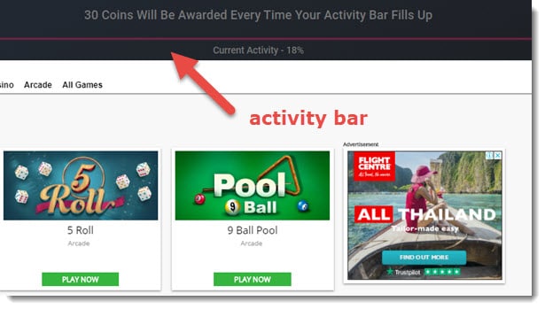 activity bar