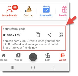 buzzbreak referral code