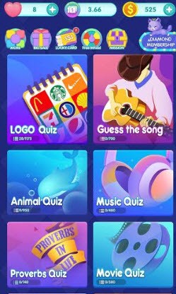 quiz categories