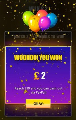 won £2