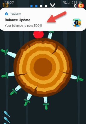 balance update