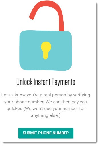 unlock instant payment