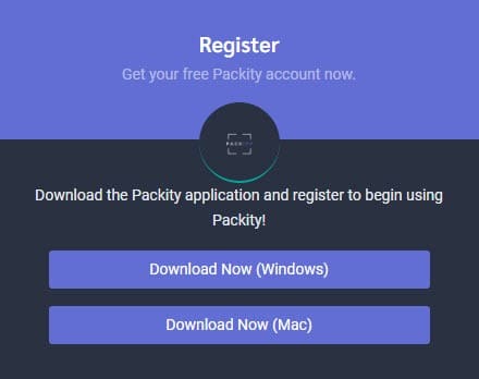 packity registration