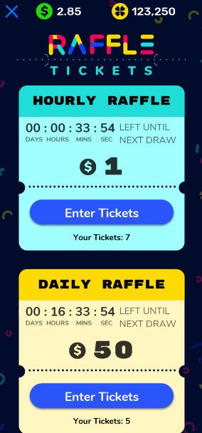 raffle tickets