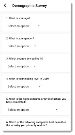 demographic survey