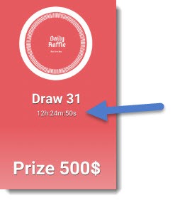 daily raffle countdown