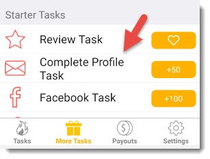 profile task