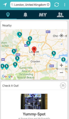 spots on google maps