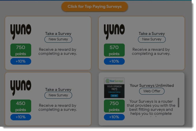 yuno surveys