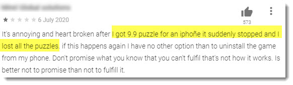 lost all puzzles