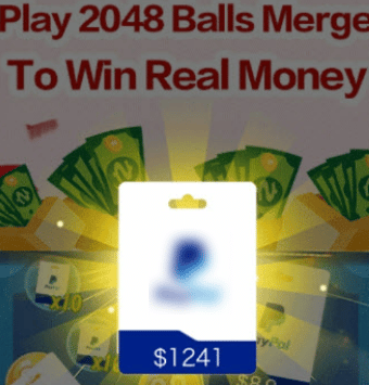2048 Balls Merge advert