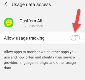 allow usage tracking
