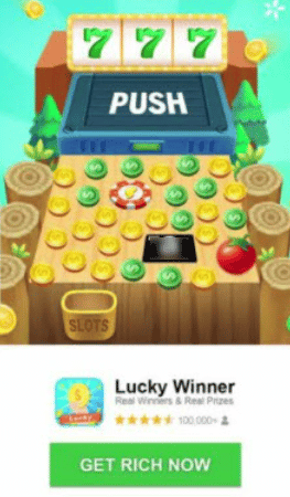 Lucky Winner advert