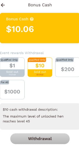 withdraw options