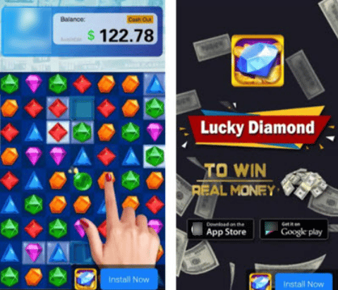 Lucky Diamond advert
