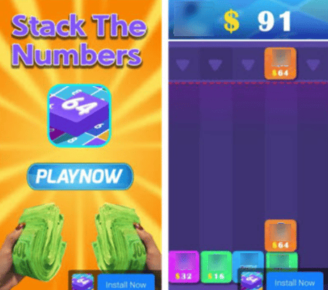 Stack The Numbers advert