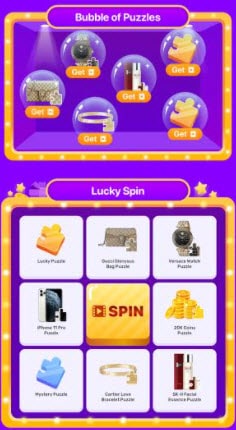 lucky spin puzzles