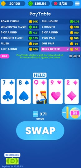 playing Lucky spade